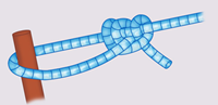 Taut-line hitch knot
